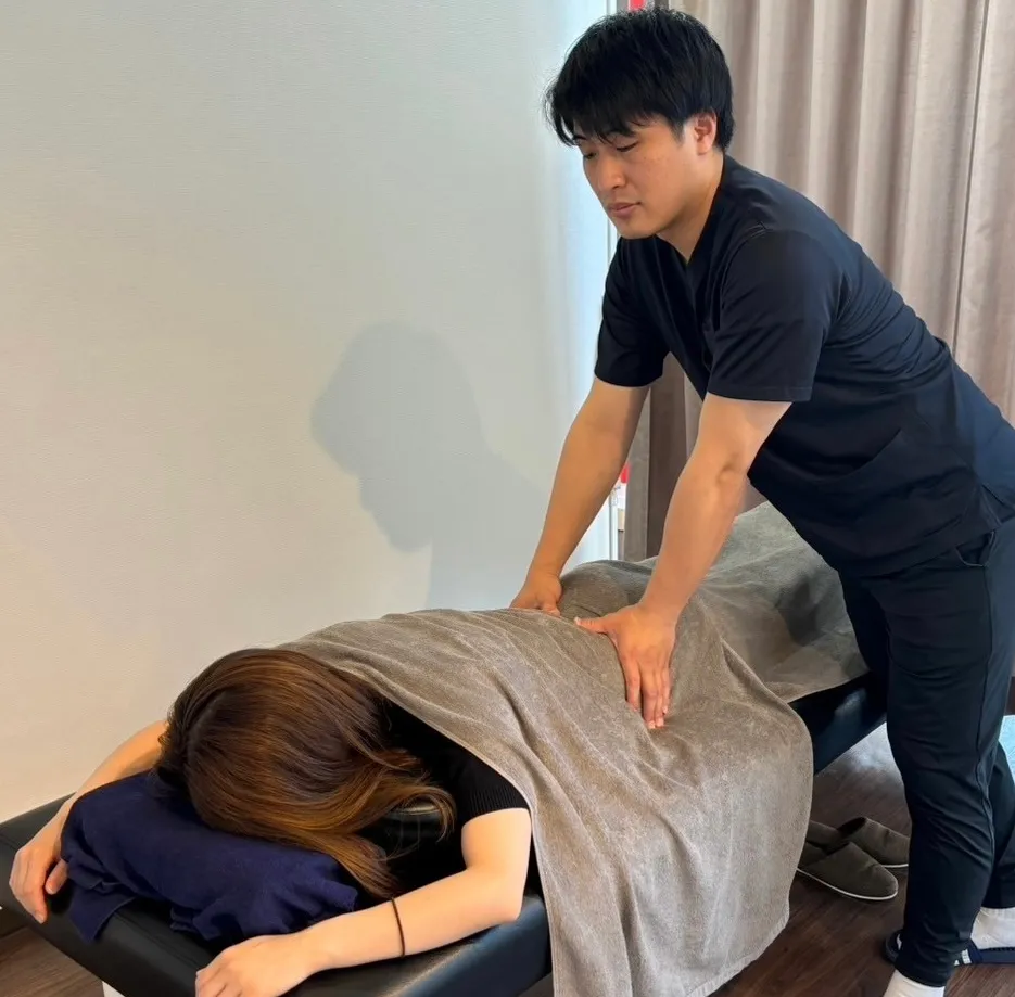 オーダーメイド施術の様子